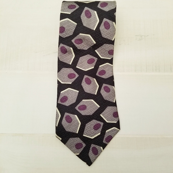 {OS} Oscar de la Renta Couture Collection Silk Tie - Picture 2 of 6